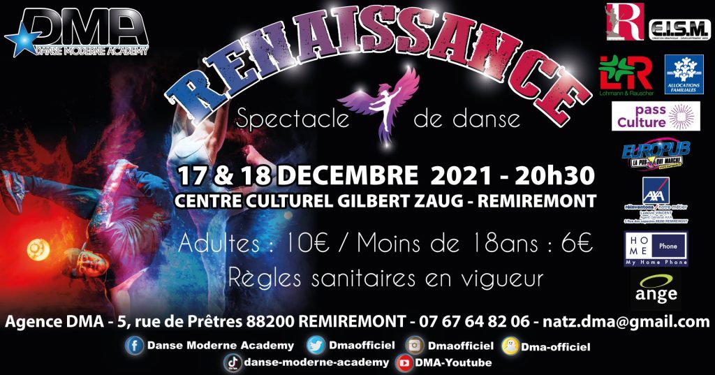 Affiche DMA Renaissance 2021