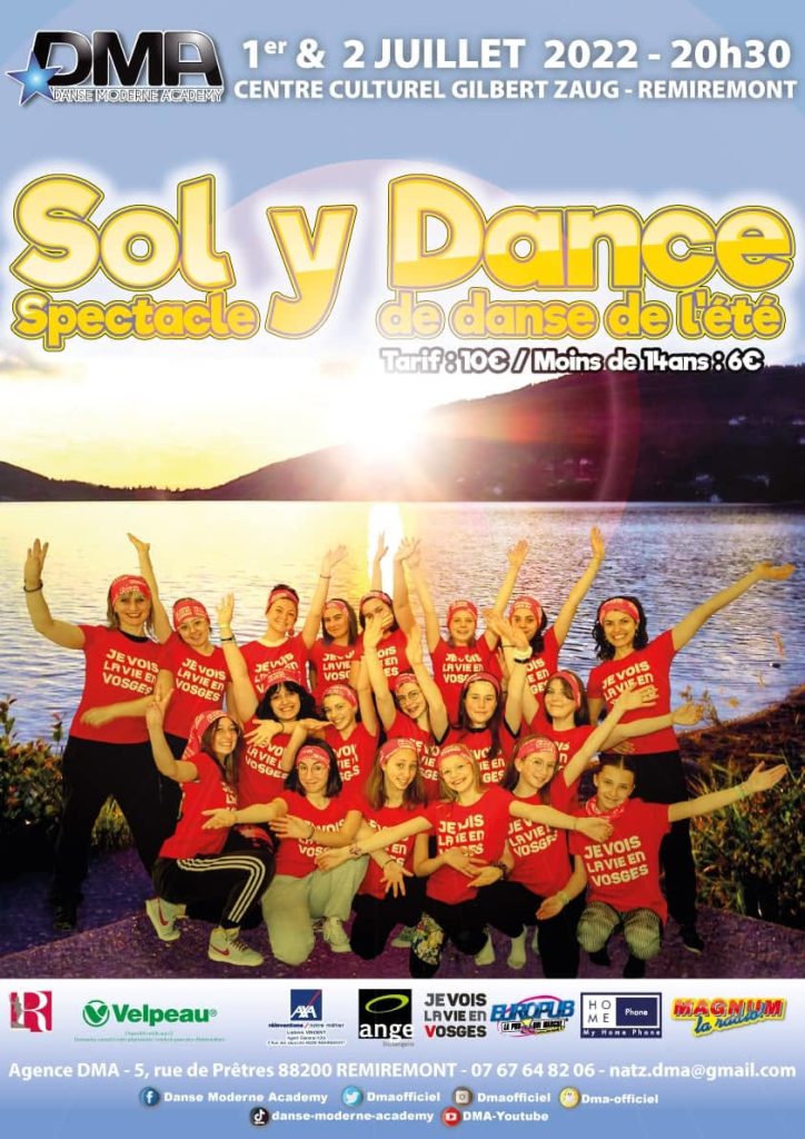 Affiche DMA Sol Y Dance 2022