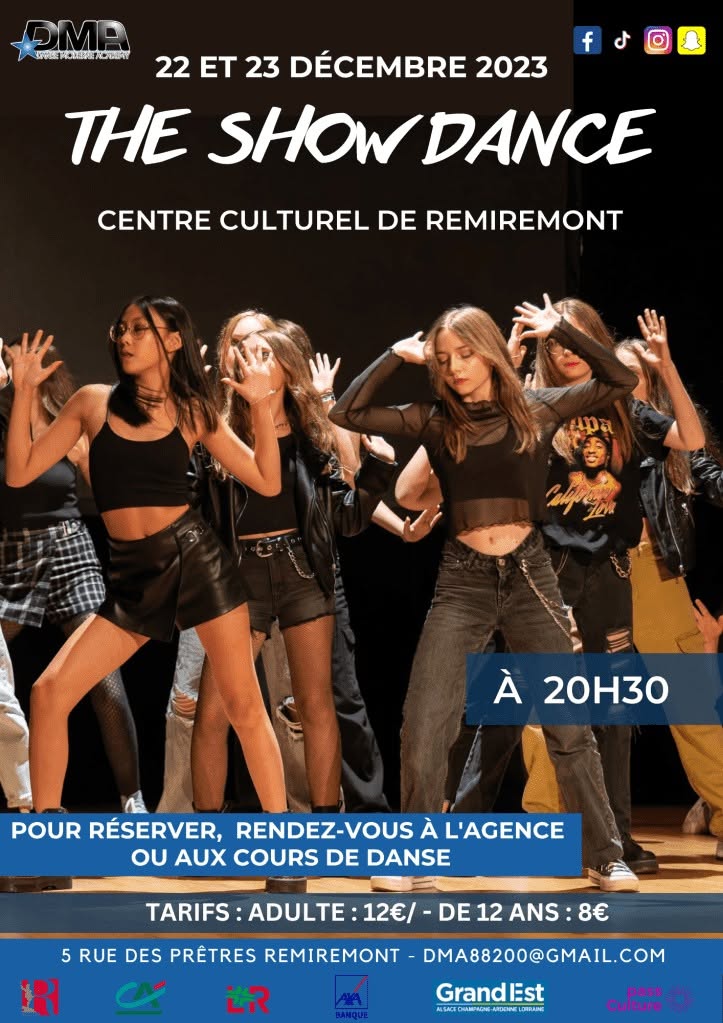 Affiche DMA The Show Dance 2023