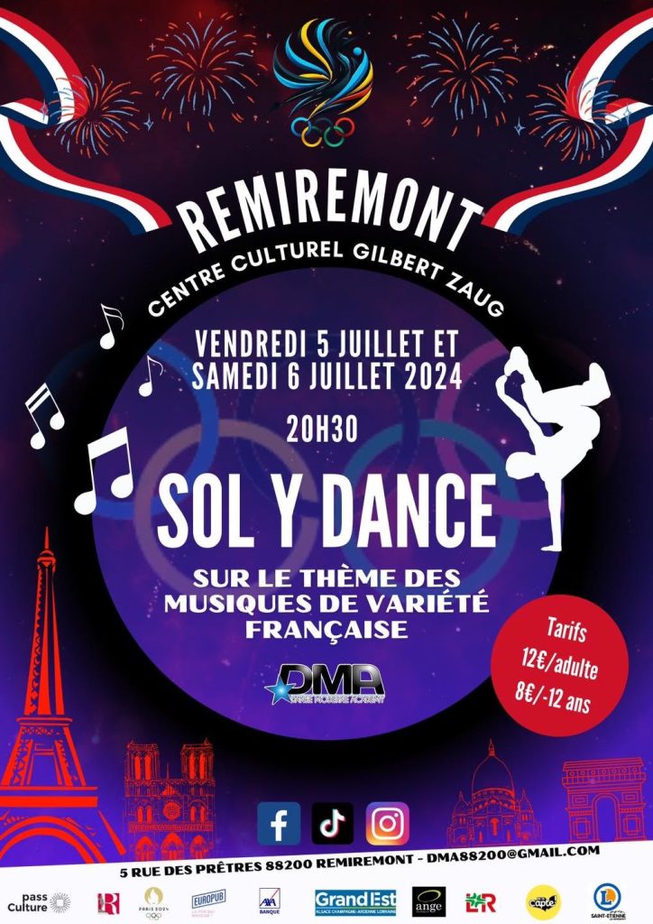 Affiche DMA Sol Y Dance 2024