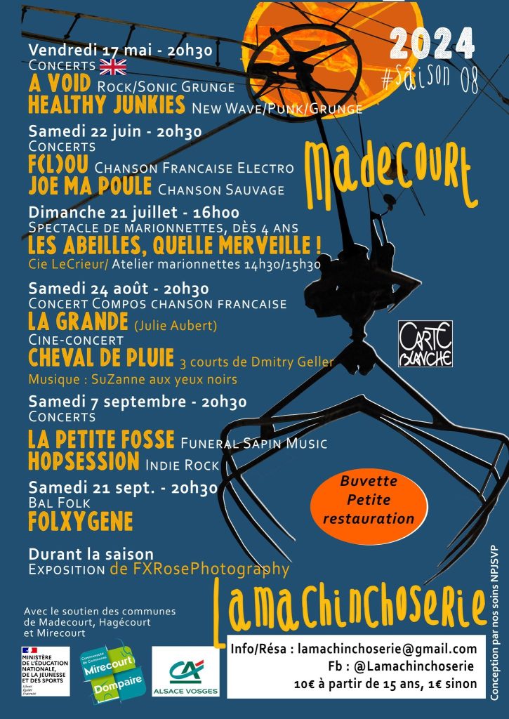 Affiche Machinchoserie 2024