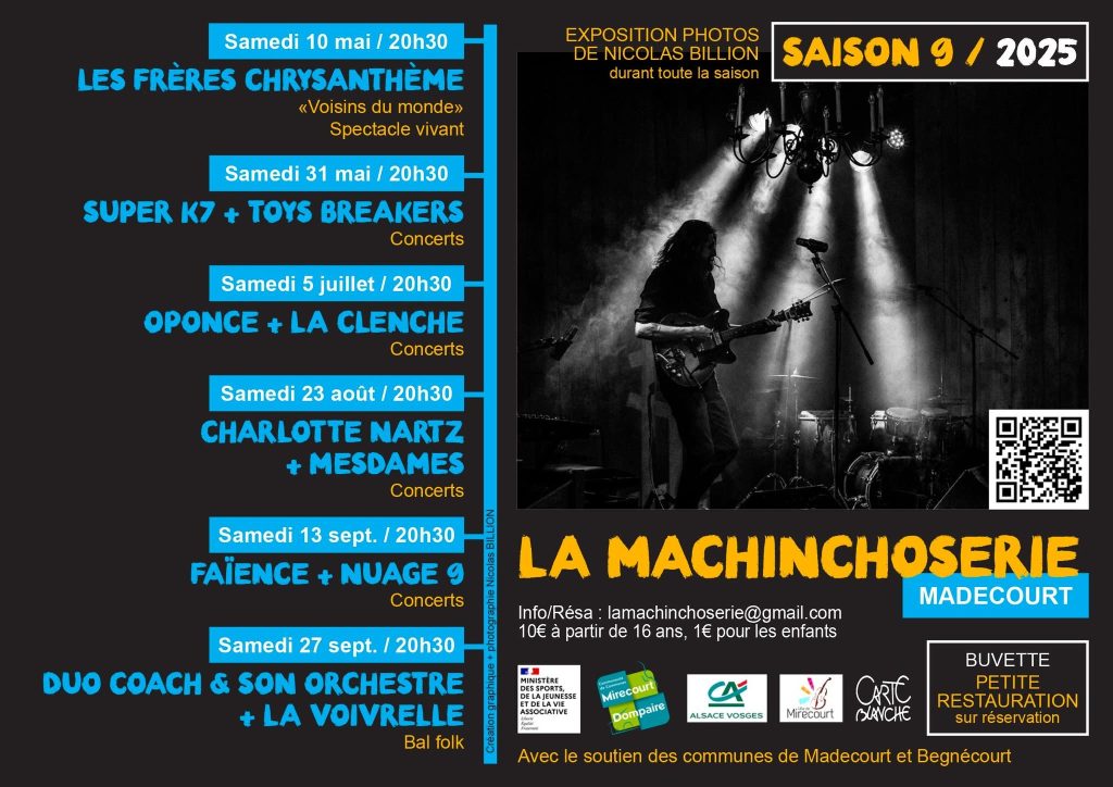 Affiche Machinchoserie 2025