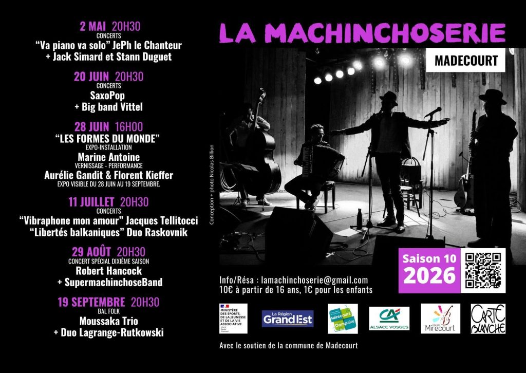 Affiche Machinchoserie 2026